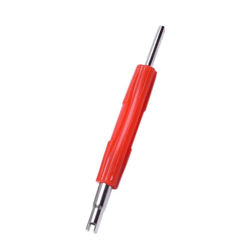 100 Pcs Tire Valve Stem Core Valve Core Removal Tool + Dual Head Valve Core Remover Tool with 4-Way