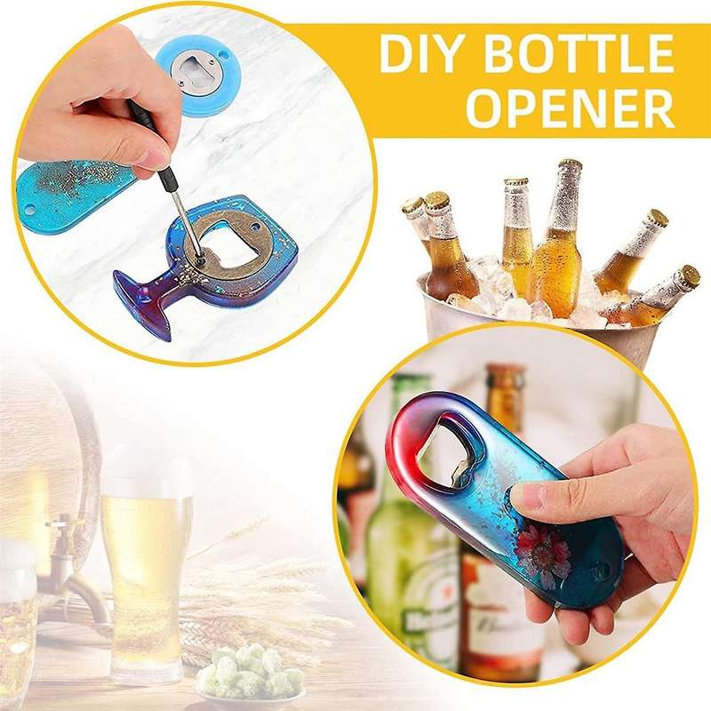 100 Set Bottle Opener Insert Diy Bottle Opener Hardware Metal Bottle Opener Hardware Beer Bottle Op