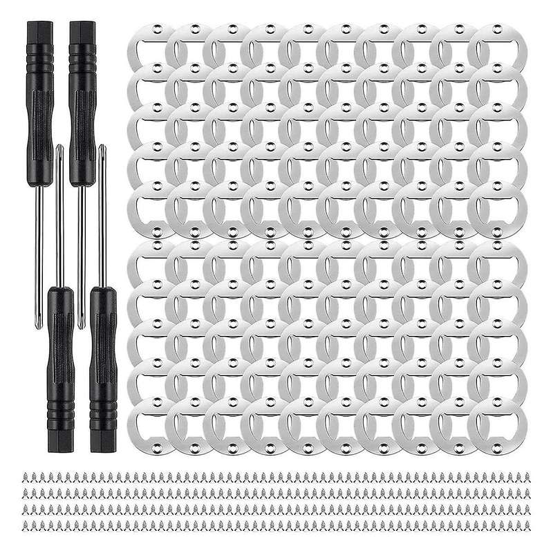 100 Set Bottle Opener Insert Diy Bottle Opener Hardware Metal Bottle Opener Hardware Beer Bottle Op