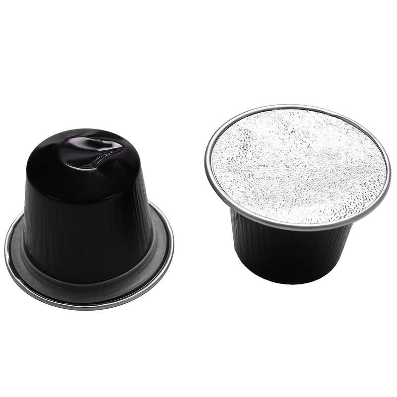 100 Sets Refillable Coffee Capsule Cup Disposable Pod for Automatic Coffee Machine Food Package Caf