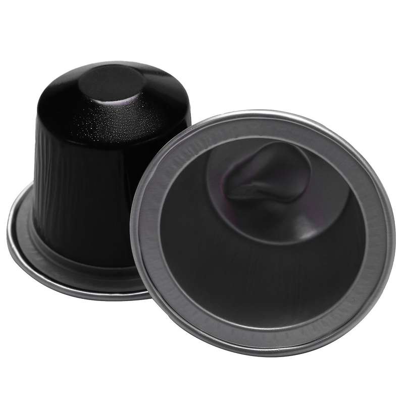 100 Sets Refillable Coffee Capsule Cup Disposable Pod for Automatic Coffee Machine Food Package Caf