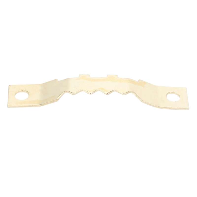 100 Sets Golden Saw Tooth Picture Frame Hangers Hanging Photo Oil Painting Mirror Hooks Hardware Wi