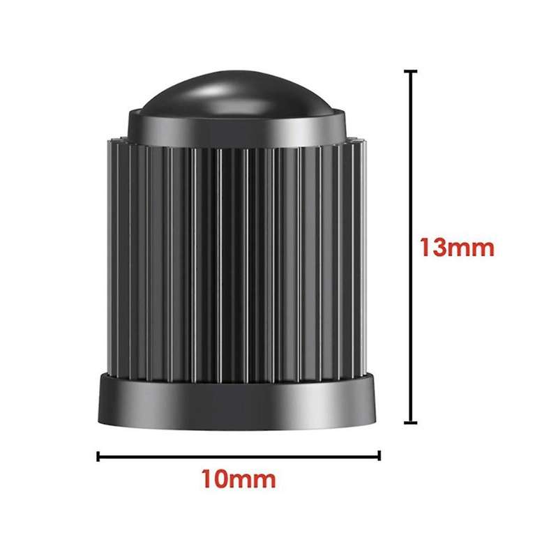 1000 Pcs Black Bicycle Tire Valve Cap Professional Plastic Caps Protection Leakproof Valve for Bike