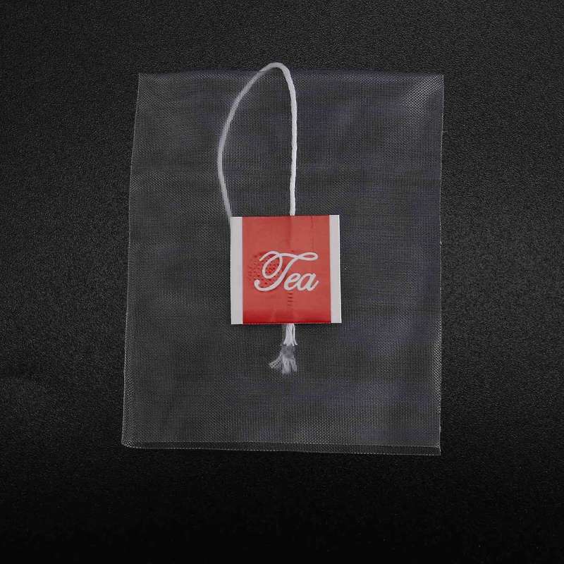 1000 Pcs5.5 X 7Cm Pyramid Tea Bag Filter Nylon Transparent Tea Bag
