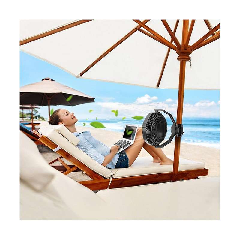 10000mah Rechargeable Battery Operated Clip On Fan, Air Circulating Usb Fan,portable for Outd Campi
