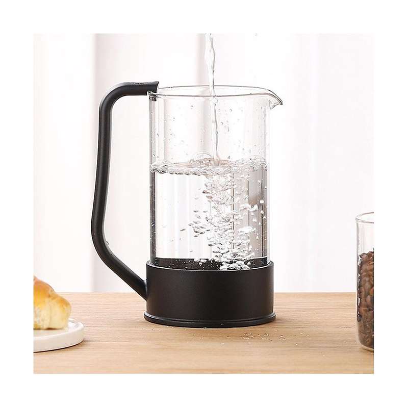 1000ml 1l Household Hand Punch Pot Simple Pressure Pot Coffee Brewing Pot French Filter Tea Brewer