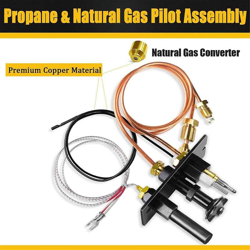 10002264 Propane and Natural Gas Pilot Assembly, 10002265 LP & NG 3 Way Pilot Replacement for Majest
