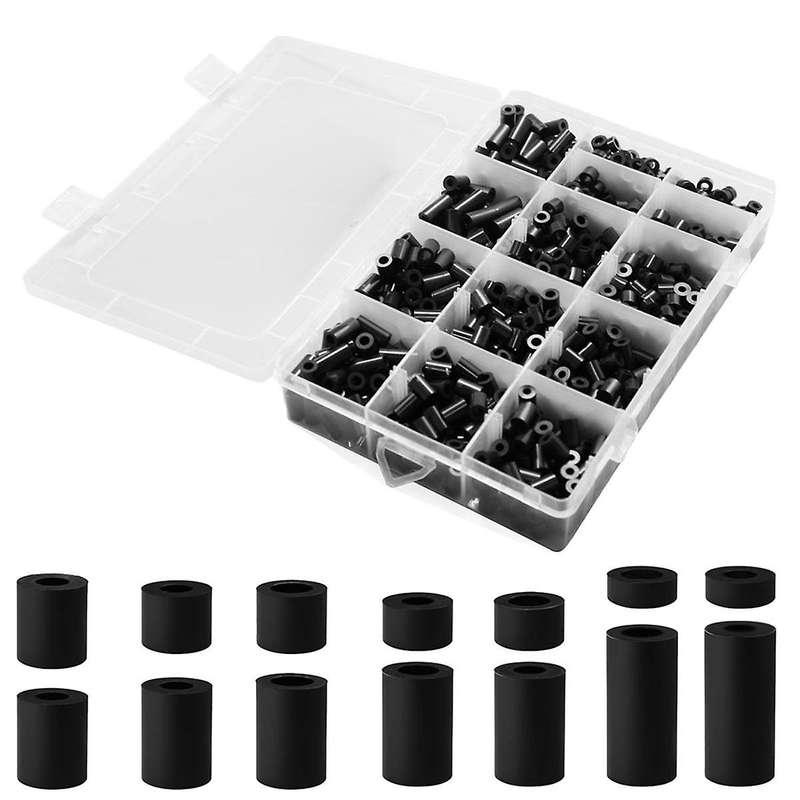 1000pcs Electrical Outlet Spacers, Nylon Spacers Screw Spacers Outlet Spacers for Electrical Box, Ro