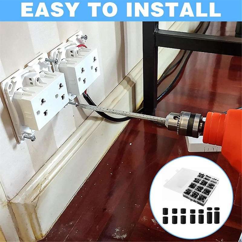1000pcs Electrical Outlet Spacers, Nylon Spacers Screw Spacers Outlet Spacers for Electrical Box, Ro