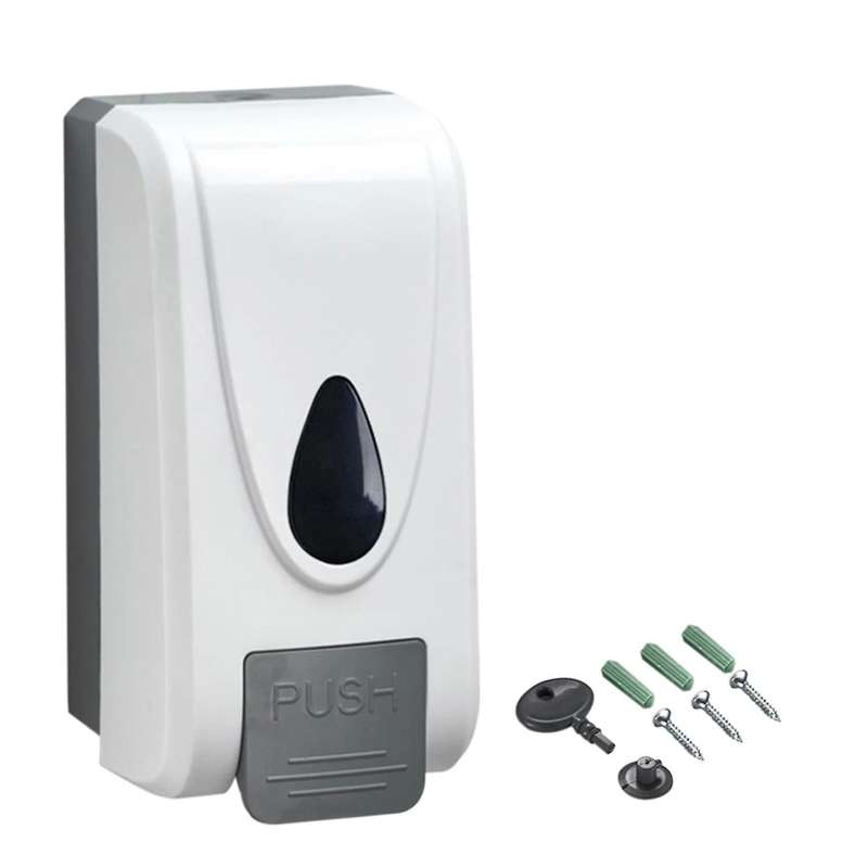 1000ML Manual Foaming Soap Dispenser Wall Mounted Hand Foam Soap Dispenser Push Pump Foaming Soap Di