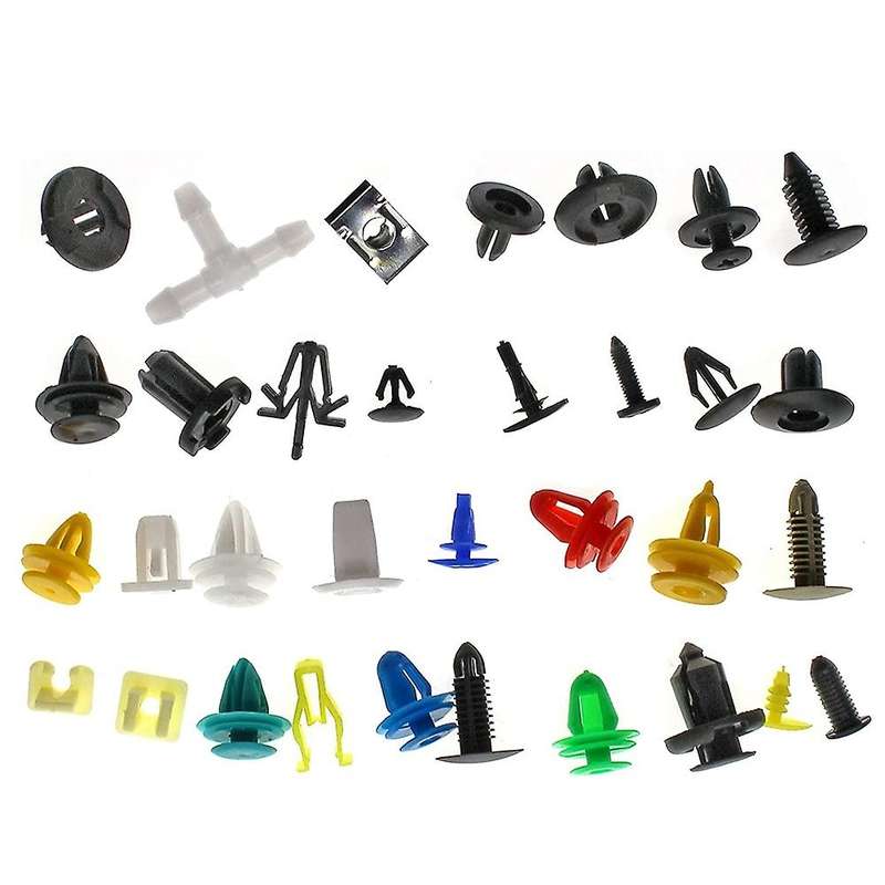 1000pcs Car Clips Fastener Screws Bumper Interior Decoration Auto Plastic Random Mixing Plastic Uni