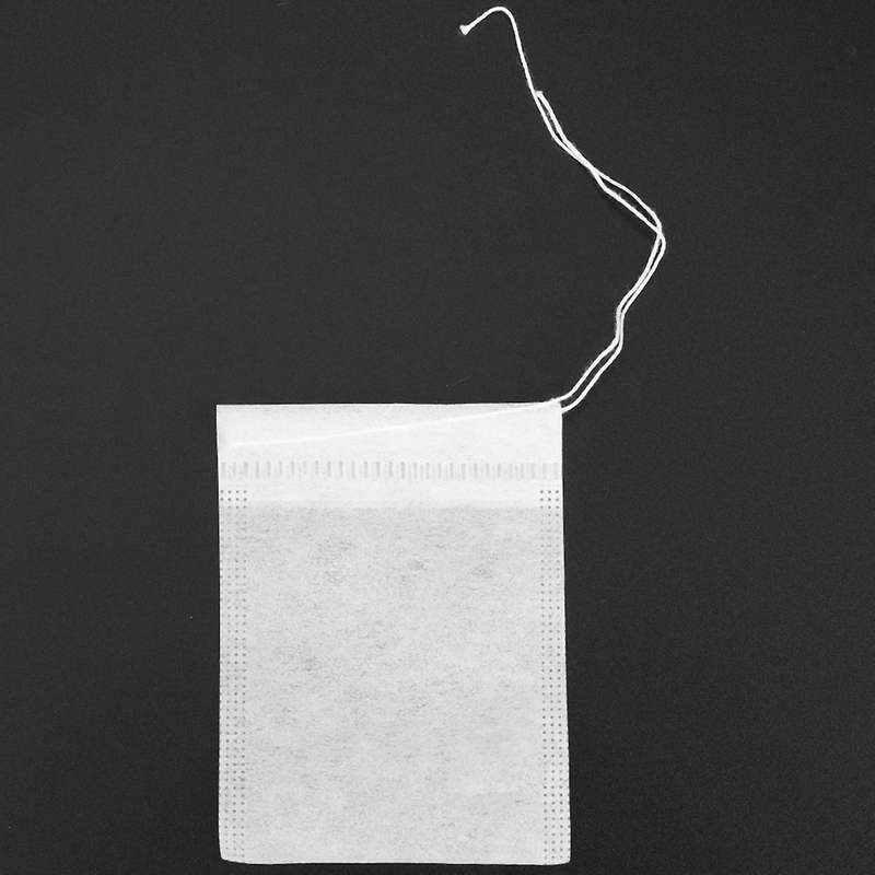 1000pcs/lot New Biodegraded Tea Bag Filters Ultrasonic Corn Fiber Cords Tea Bags Coffee Filter 6x8c