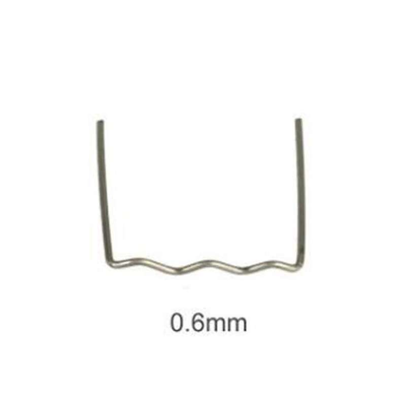 1000Pcs Metal Standard Pre Cut 0.6mm Hot Staples for Plastic Stapler Car Bumper Repair Hine Welder W