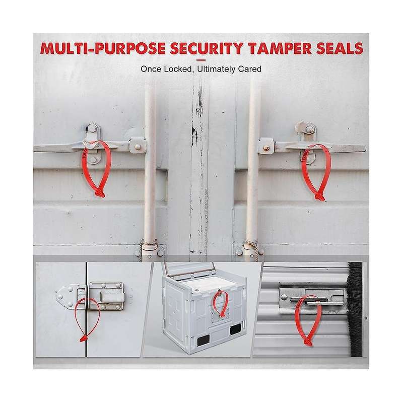 1000pcs Plastic Truck Door Seal Security Seal Tamper Security Lock for Trailer Logistic Shipping Pac