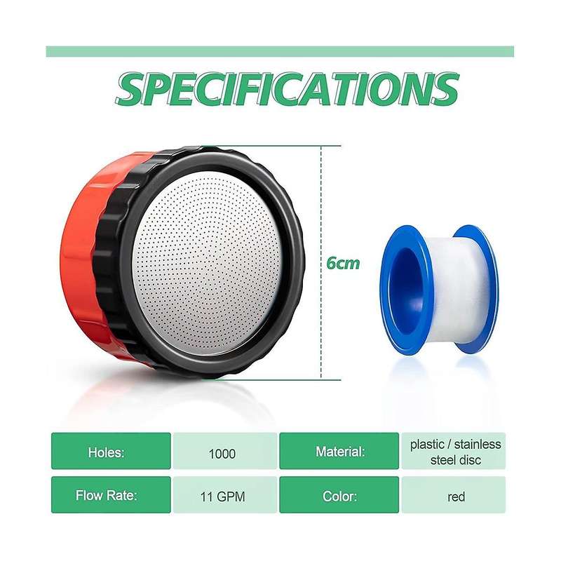 1000pl Water Nozzle Replace for 074994324268, Garden Plastic Watering Hose Nozzle 11 Gpm for Plants