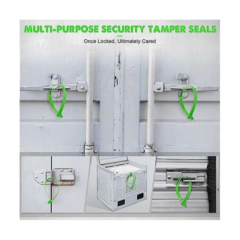 1000pcs Plastic Truck Door Seal Security Seal Tamper Security Lock for Trailer Logistic Shipping Pac