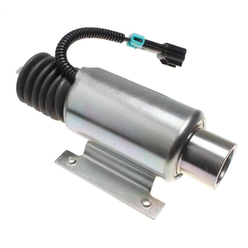 10-01178-04 12V Fuel Shutoff Solenoid for Carrier Transicold Linear Speed Solenoid Connector 12VDC 1