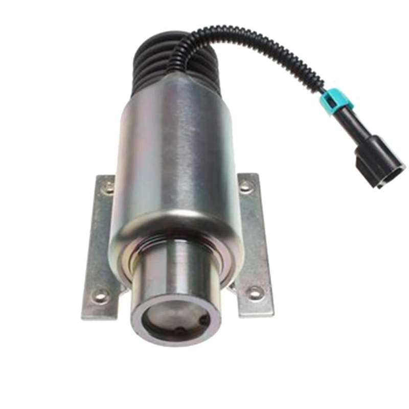 10-01178-04 12V Fuel Shutoff Solenoid for Carrier Transicold Linear Speed Solenoid Connector 12VDC 1