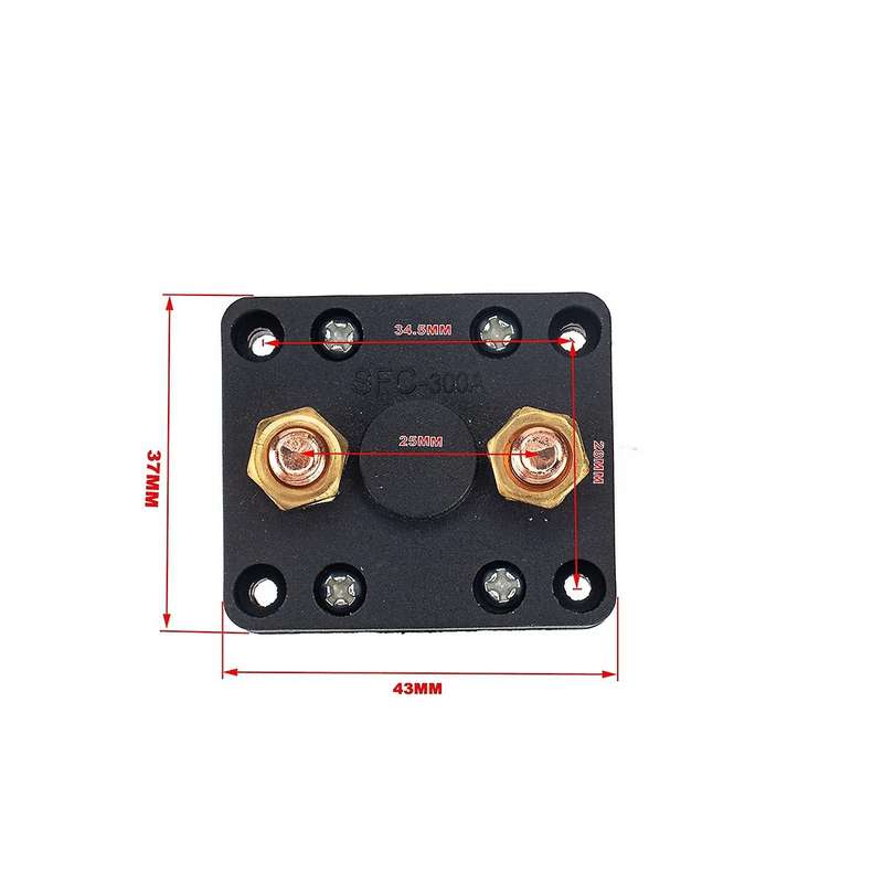 100A 12V-24V Battery Isolator Master Disconnect Power Cut Off Kill Switch for Car RV Boat Yacht