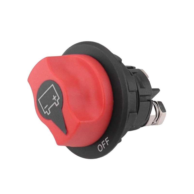 100A Car Battery Switch Disconnecter Power Isolator Cut Off Switch Kit for Truck Car Motorcycle Boat