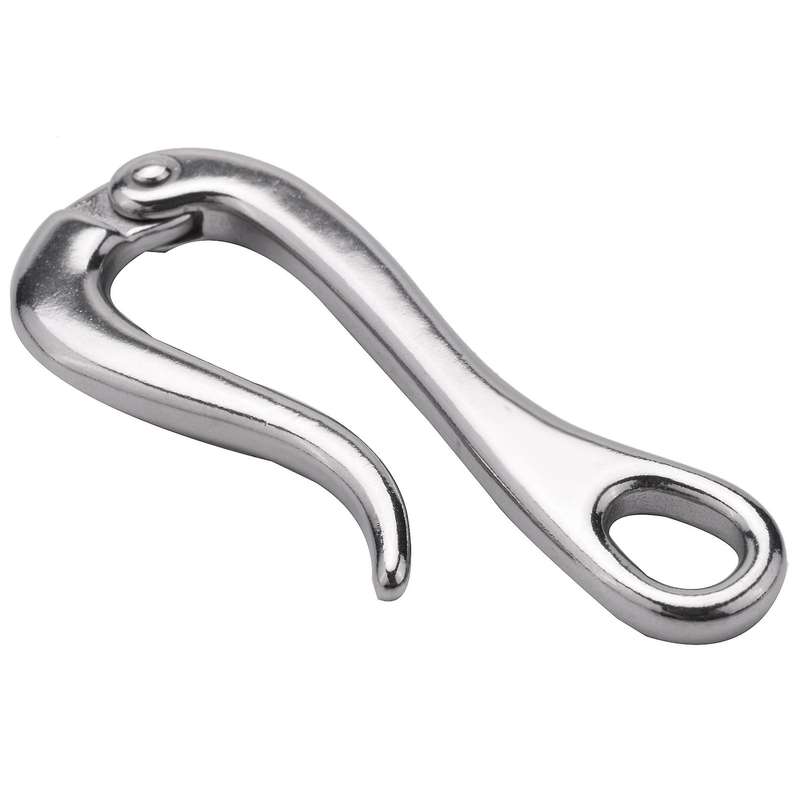 100mm Pelican Hook & Eye with Quick Release Link Stainless Steel 316 Marine Boat Hardware
