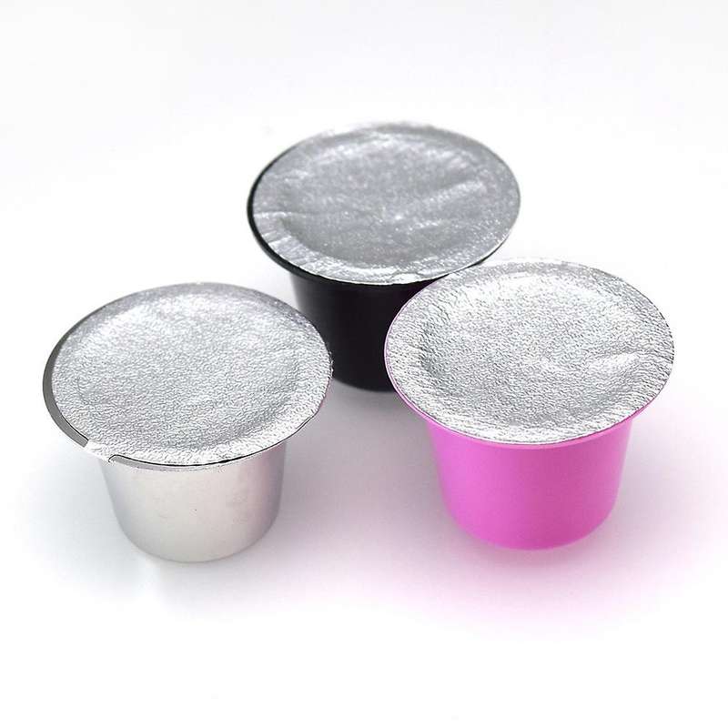 100pcs 37mm Aluminum Foil Lids Seals Foil Lids Compatible Nespresso Capsules