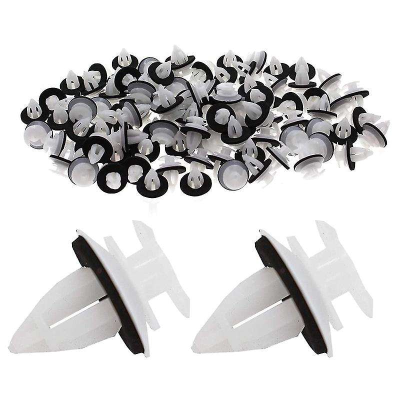 100Pcs 51418224768 Plastic Rivets Clip Compatible- E46 E53 E90 E91 E70 Door Panel Auto Fasteners Tri