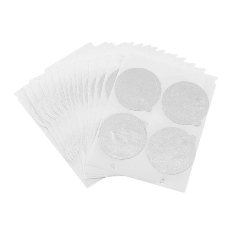 100Pcs Adhesive Aluminum Foil Lids Seals Stickers