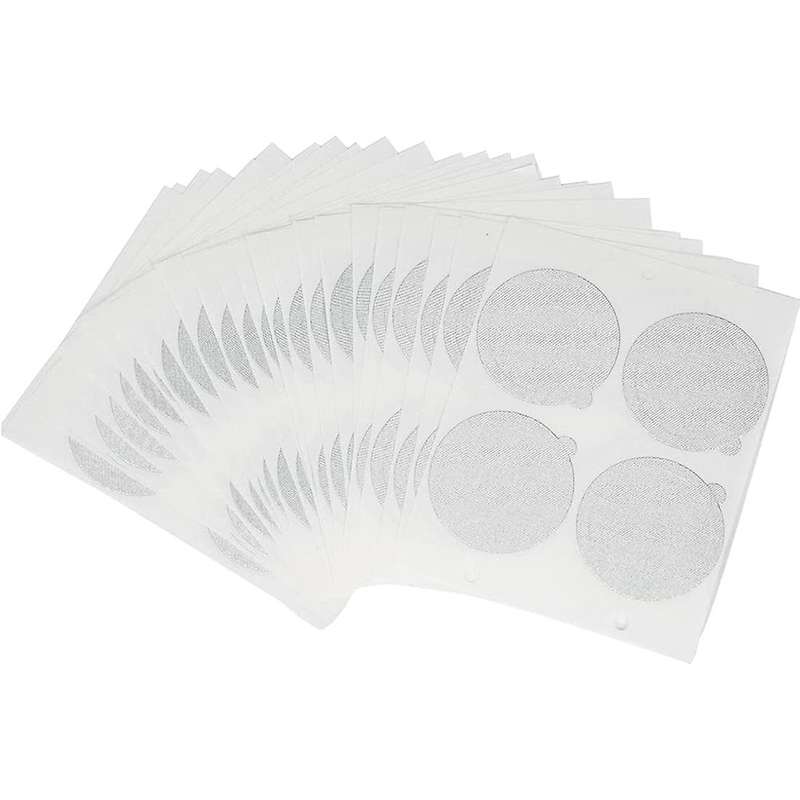 100Pcs Adhesive Aluminum Foil Lids Seals Stickers