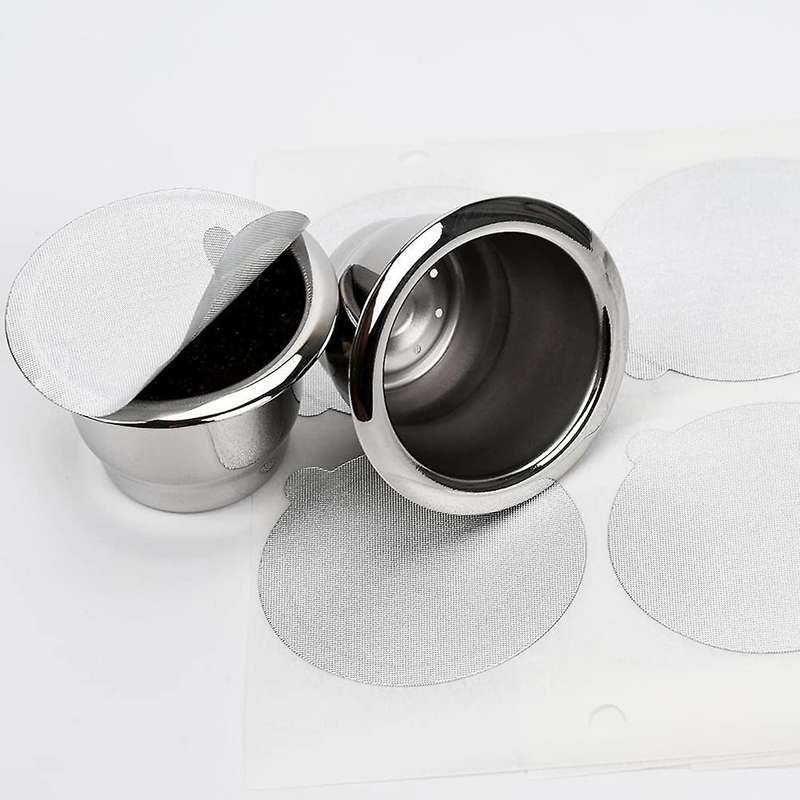 100Pcs Adhesive Aluminum Foil Lids Seals Stickers