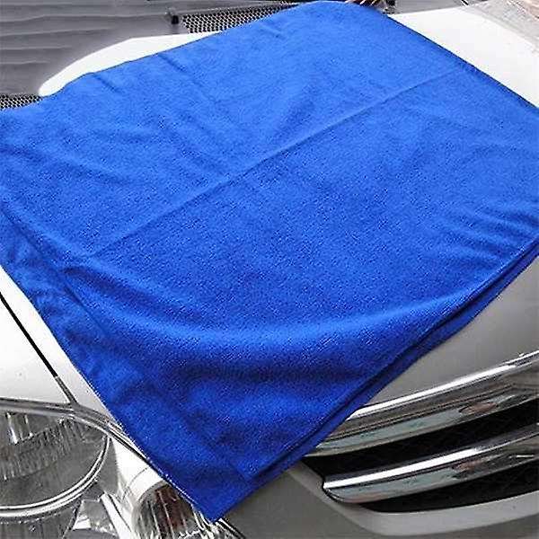 100pcs Absorbent Microfiber Towel Car Kitchen Washing Clean Wash Cloth Towel Blue