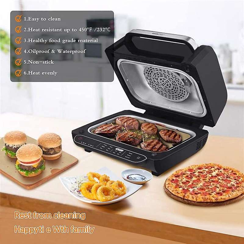 100Pcs Air Fryer Paper Compatible Ninja Foodi Smart FG551 Air Fryer