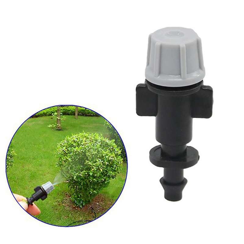 100Pcs Atomizing Sprinkler Mini 1/4 Inch Garden Lawn Irrigation Sprinkler for 4/7 mm Hose
