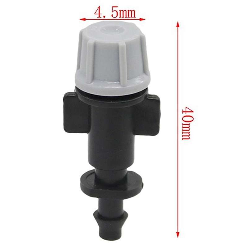 100Pcs Atomizing Sprinkler Mini 1/4 Inch Garden Lawn Irrigation Sprinkler for 4/7 mm Hose