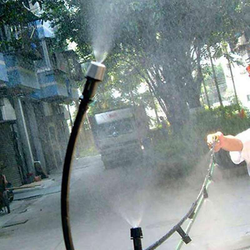 100Pcs Atomizing Sprinkler Mini 1/4 Inch Garden Lawn Irrigation Sprinkler for 4/7 mm Hose