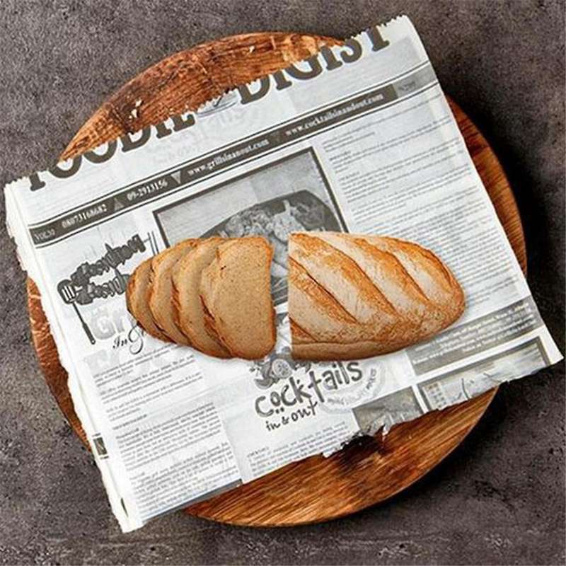 100pcs Baking Paper, Bread Paper, Hot Dog Tray Liner with French Fries, Hamburger Sandwich, Absorben