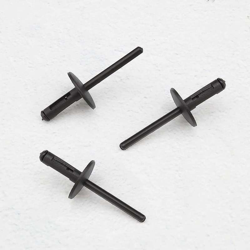 100Pcs Car Bumper 6mm Hole Plastic Rivets Fasteners 51717002953 for Auto Inside Decorative Retaining