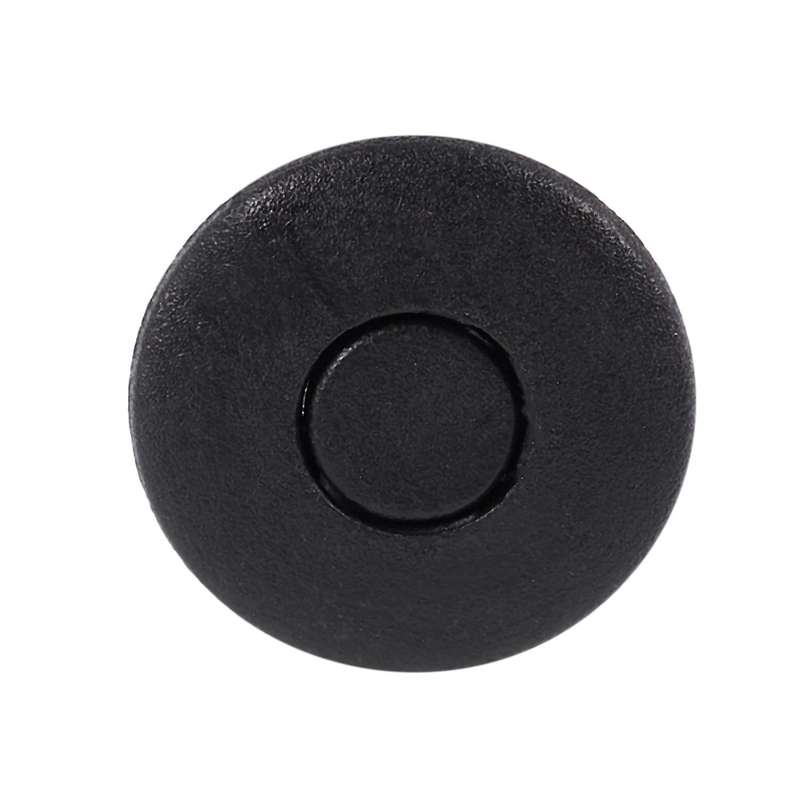 100Pcs Car Molding Door Fender 5mm Hole Plastic Rivets Fixing Black.