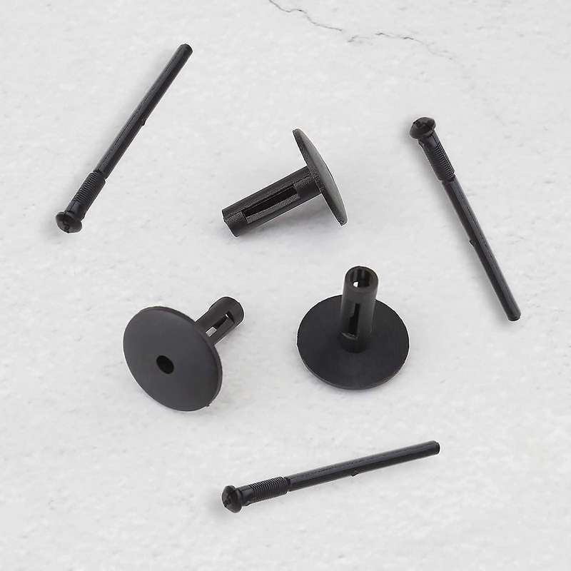 100Pcs Car Bumper 6mm Hole Plastic Rivets Fasteners 51717002953 for Auto Inside Decorative Retainin
