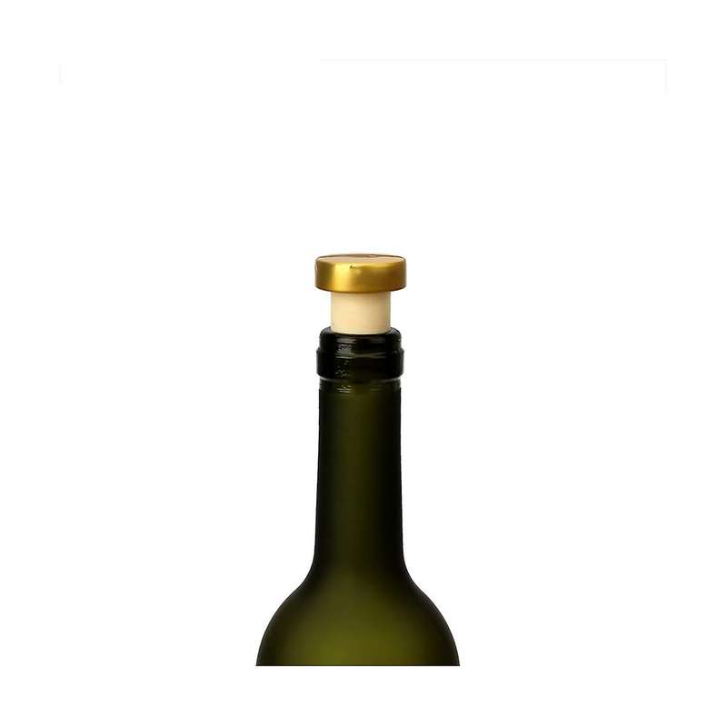 100pcs Champagne Rubber Bottle Cap Cover Wine Stopper Kitchen Bar Supplies Bottle Sealing Plug Bar