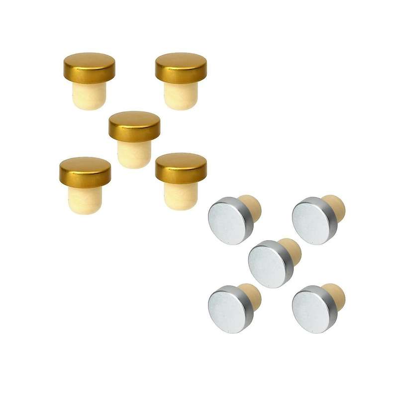 100pcs Champagne Rubber Bottle Cap Cover Wine Stopper Kitchen Bar Supplies Bottle Sealing Plug Bar