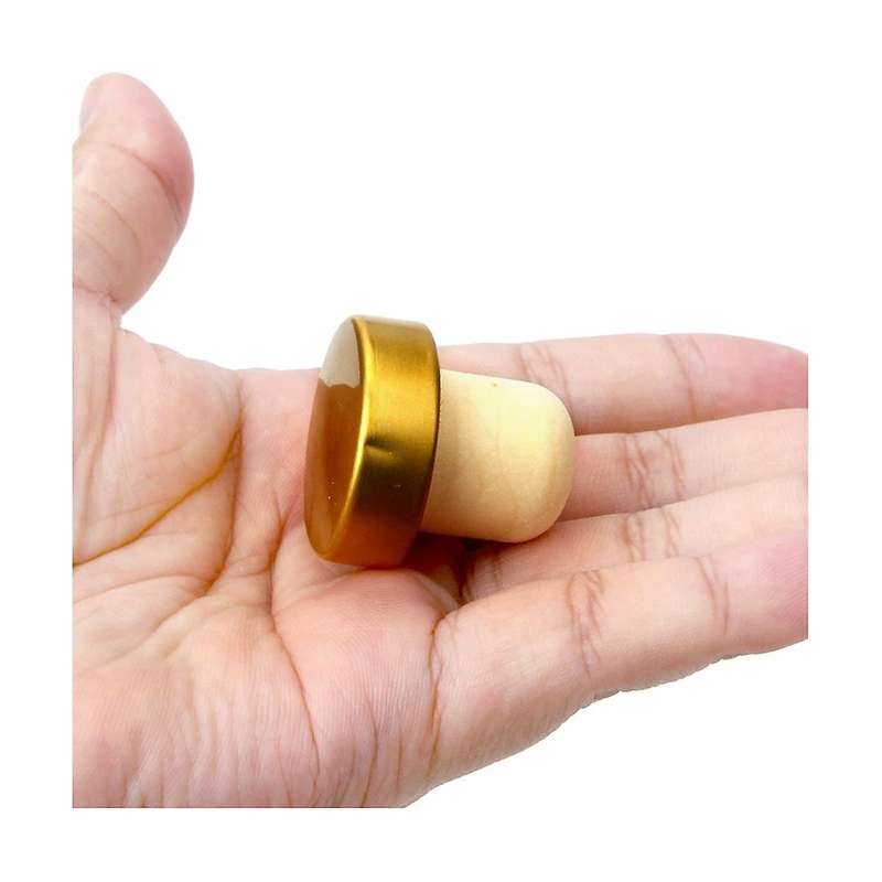 100pcs Champagne Rubber Bottle Cap Cover Wine Stopper Kitchen Bar Supplies Bottle Sealing Plug Bar