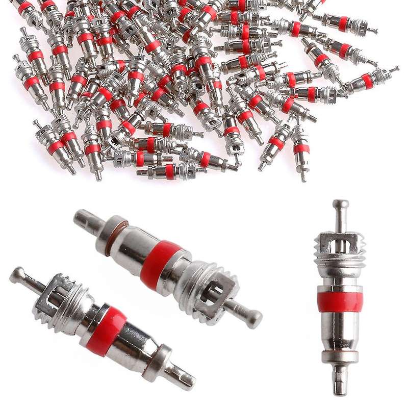 100Pcs Copper Valve Core Part Car Valve Stem Removal Tool Tire Repair Tool Valve Core Removal Tool T