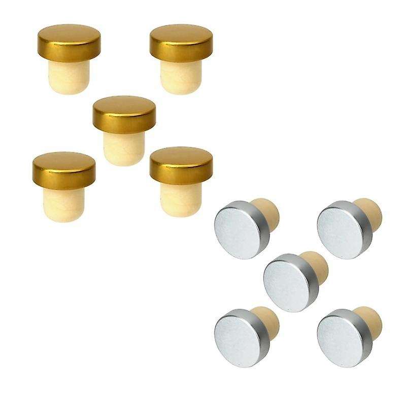 100PCS Champagne Rubber Bottle Cap Cover Wine Stopper Kitchen Bar Supplies Bottle Sealing Plug Bar T