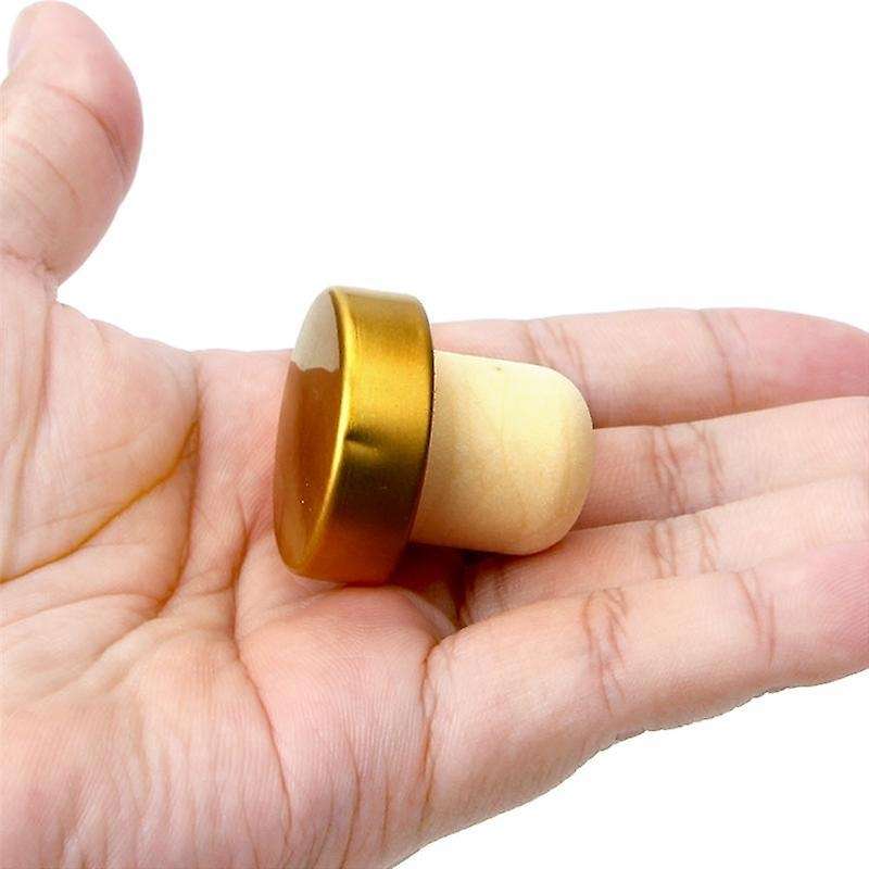 100PCS Champagne Rubber Bottle Cap Cover Wine Stopper Kitchen Bar Supplies Bottle Sealing Plug Bar T