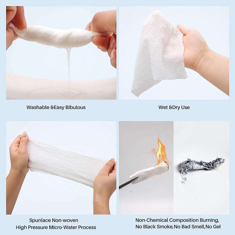 100PCS Disposable Wash Face Towel,Clean Face Towel,Wash Facial Tissue