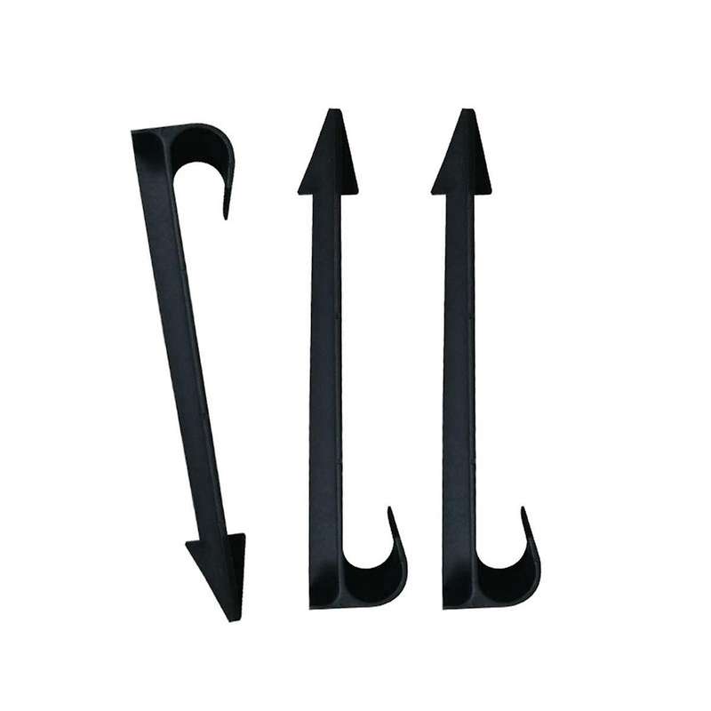 100pcs Ground Rod Fixed Rods, Garden Irrigation Hose Anchors, Fixed Pile Pipe Brackets, Pipe Bracket