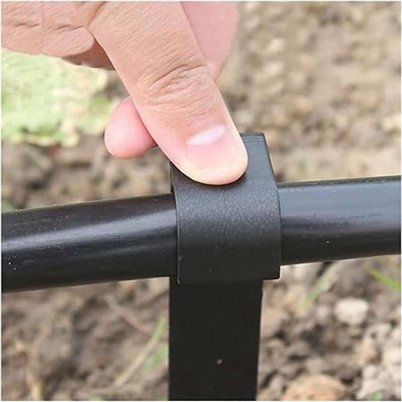 100pcs Ground Rod Fixed Rods, Garden Irrigation Hose Anchors, Fixed Pile Pipe Brackets, Pipe Bracket