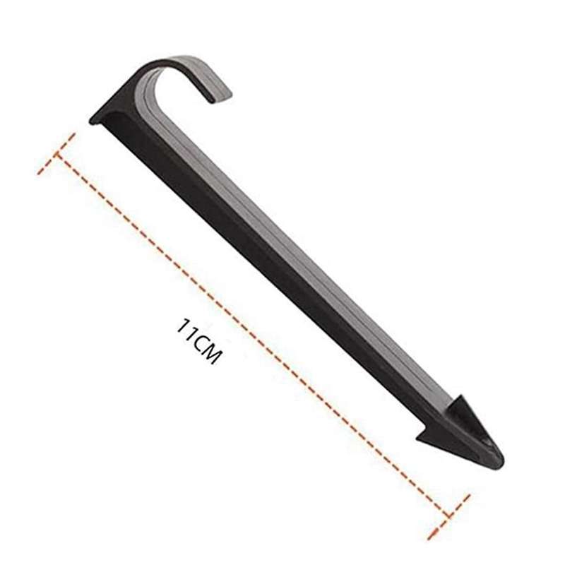 100pcs Ground Rod Fixed Rods, Garden Irrigation Hose Anchors, Fixed Pile Pipe Brackets, Pipe Bracket