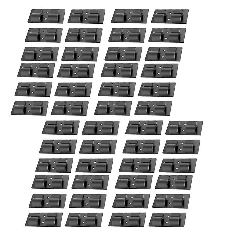 100pcs Hooks for Outdoor String Light Garland Light Clip Heavy Duty Cable Cord Clip Hanging Rope Wal